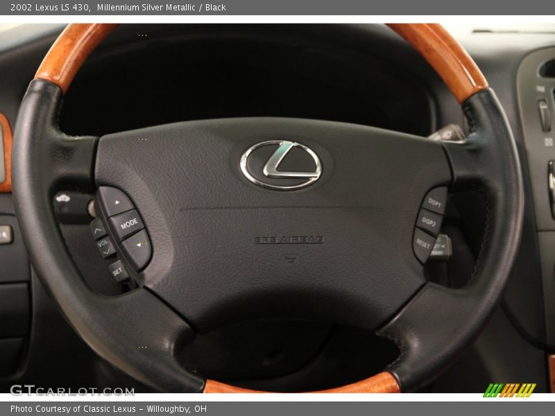 Millennium Silver Metallic / Black 2002 Lexus LS 430