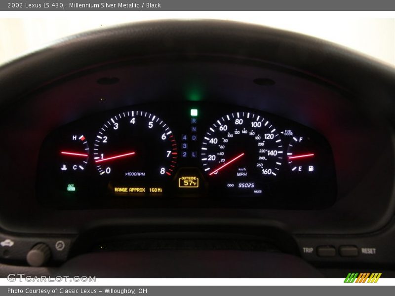 Millennium Silver Metallic / Black 2002 Lexus LS 430