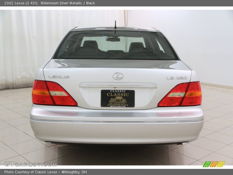 Millennium Silver Metallic / Black 2002 Lexus LS 430