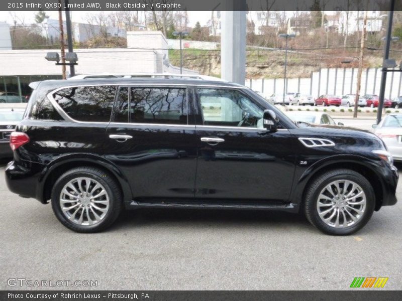  2015 QX80 Limited AWD Black Obsidian