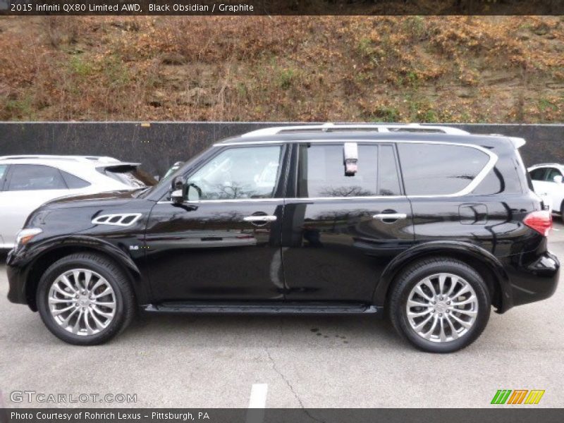  2015 QX80 Limited AWD Black Obsidian