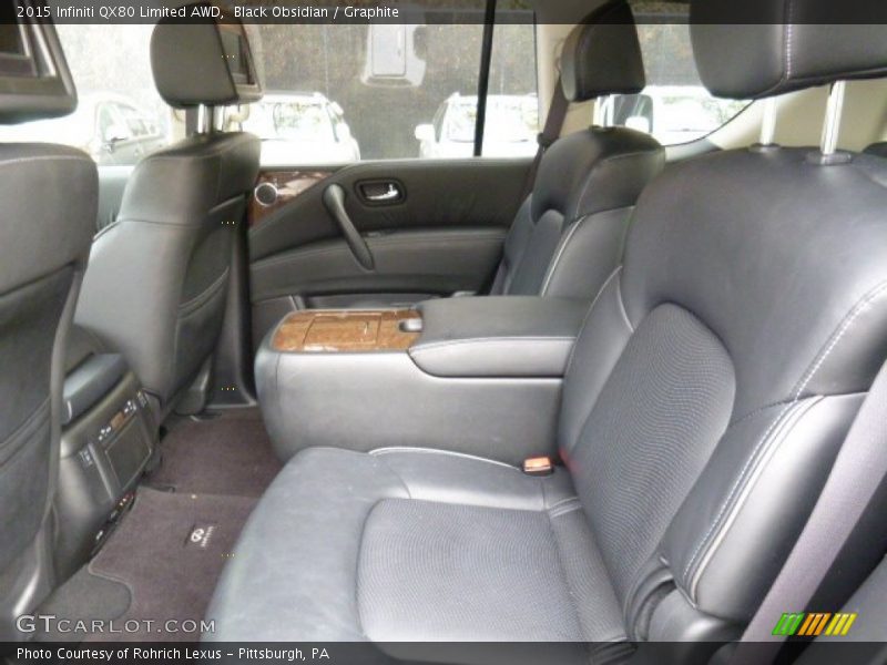 Rear Seat of 2015 QX80 Limited AWD