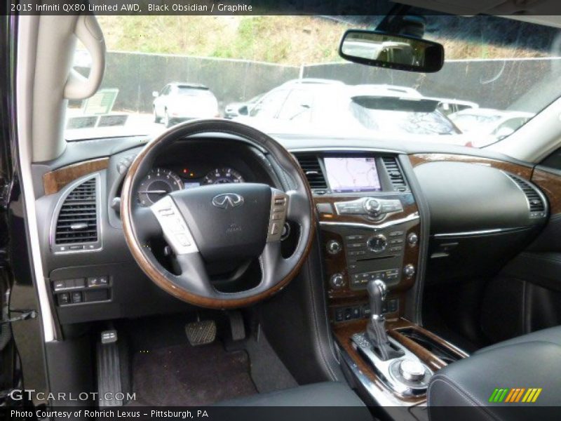 Graphite Interior - 2015 QX80 Limited AWD 