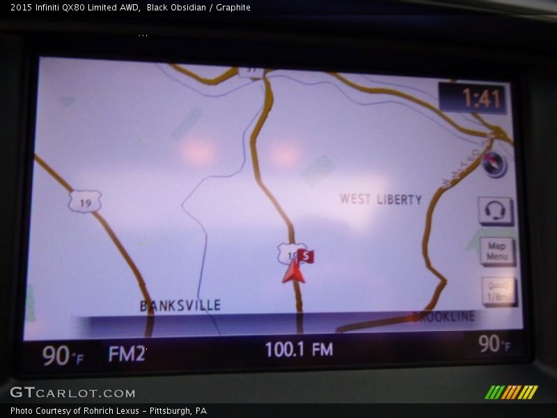 Black Obsidian / Graphite 2015 Infiniti QX80 Limited AWD