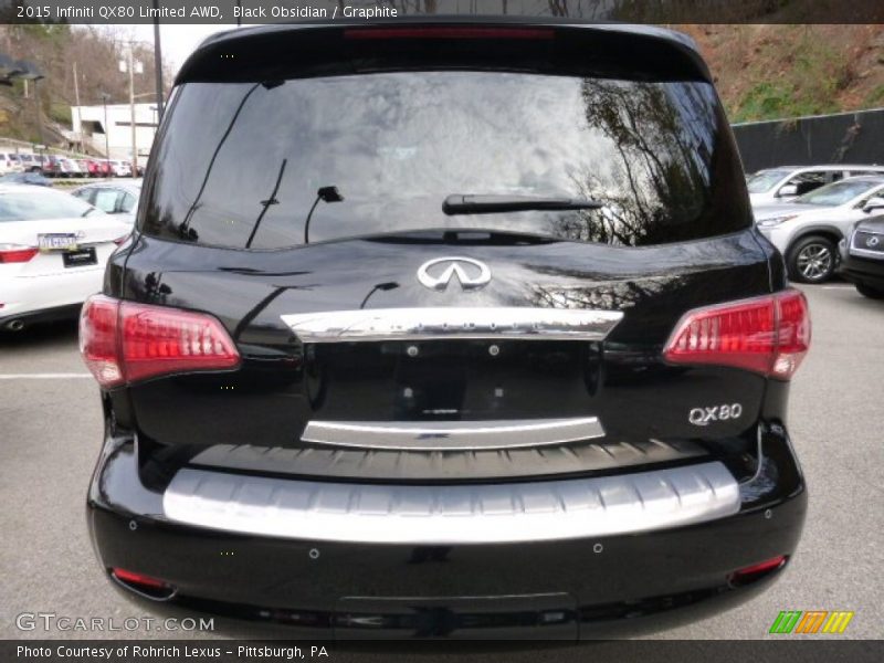 Black Obsidian / Graphite 2015 Infiniti QX80 Limited AWD