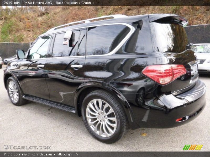 Black Obsidian / Graphite 2015 Infiniti QX80 Limited AWD