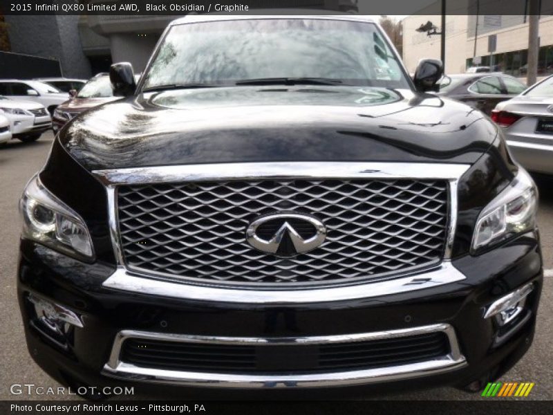 Black Obsidian / Graphite 2015 Infiniti QX80 Limited AWD