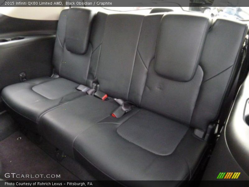 Rear Seat of 2015 QX80 Limited AWD