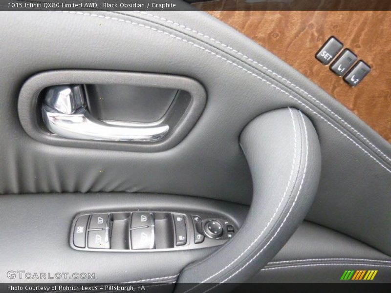 Controls of 2015 QX80 Limited AWD