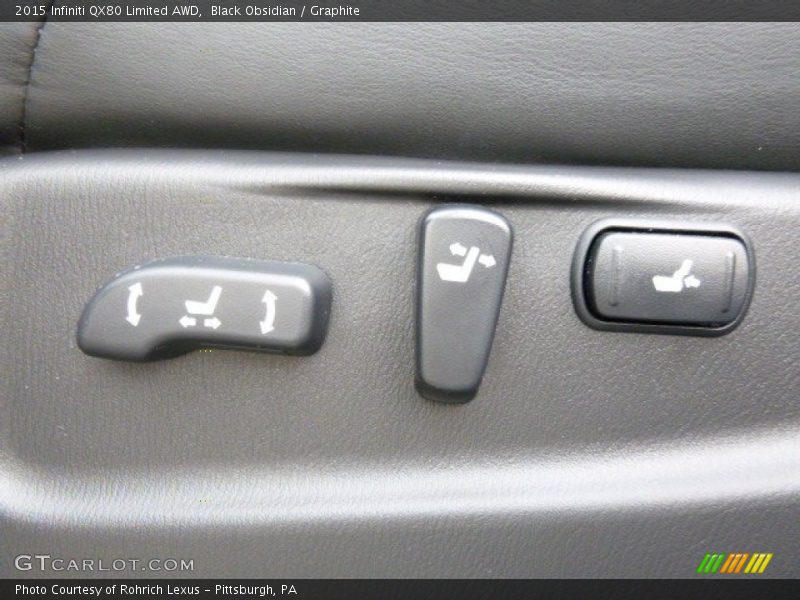 Controls of 2015 QX80 Limited AWD