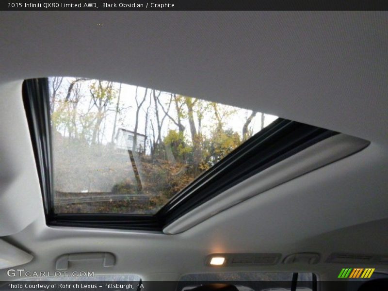 Sunroof of 2015 QX80 Limited AWD