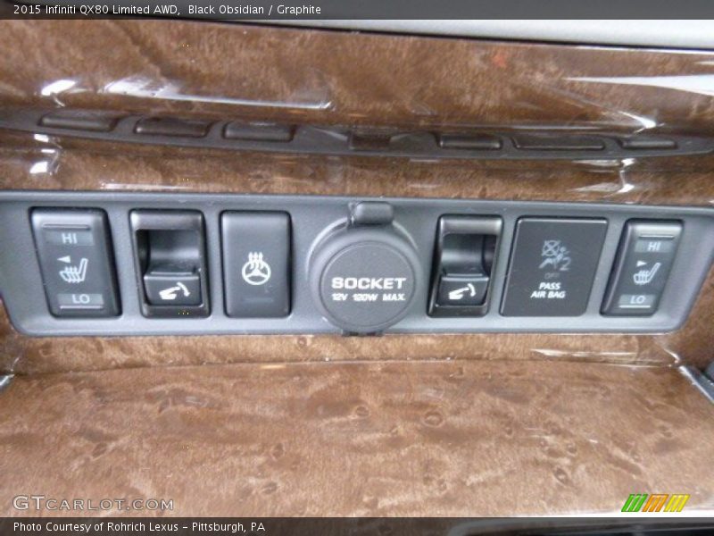 Controls of 2015 QX80 Limited AWD
