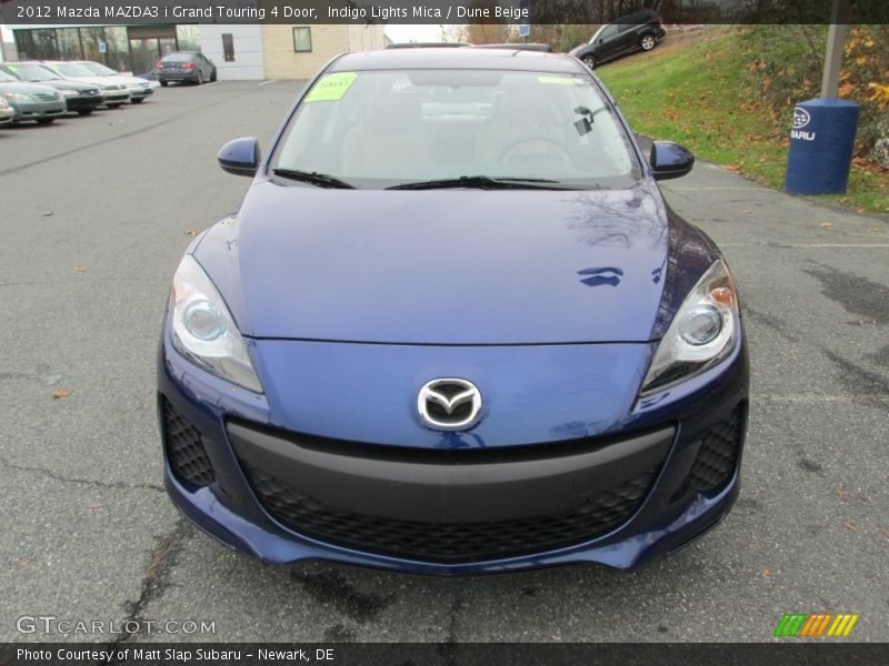 Indigo Lights Mica / Dune Beige 2012 Mazda MAZDA3 i Grand Touring 4 Door
