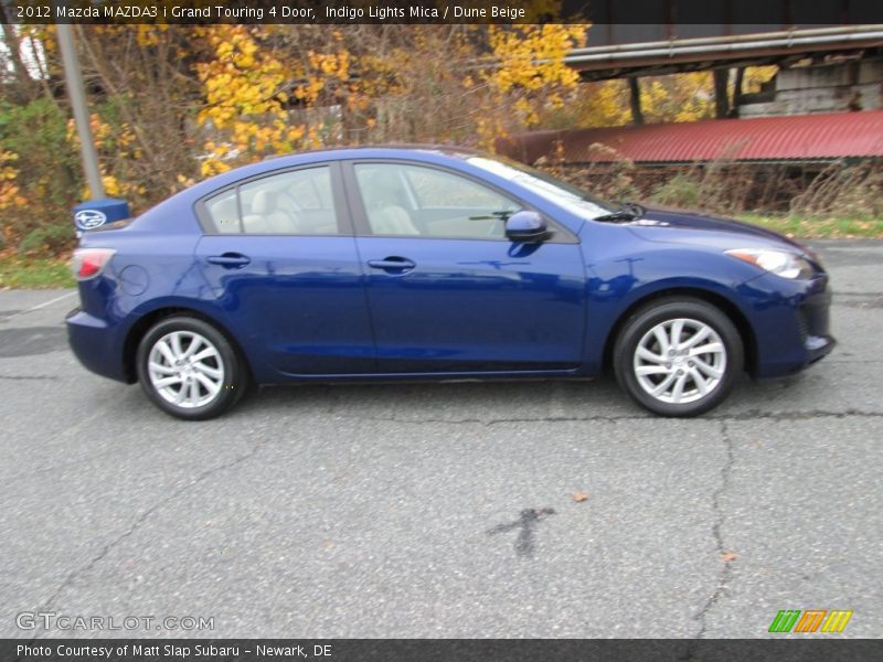Indigo Lights Mica / Dune Beige 2012 Mazda MAZDA3 i Grand Touring 4 Door