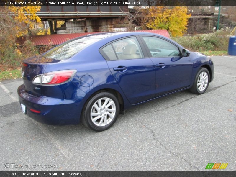 Indigo Lights Mica / Dune Beige 2012 Mazda MAZDA3 i Grand Touring 4 Door