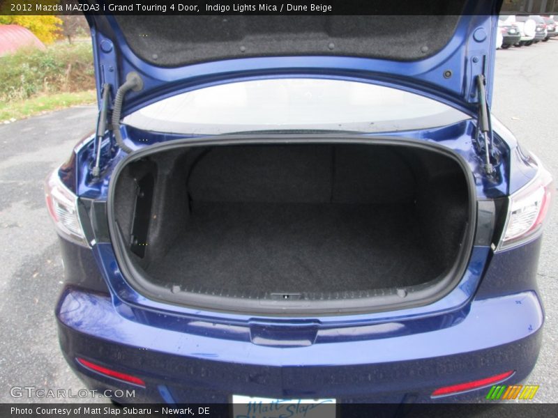 Indigo Lights Mica / Dune Beige 2012 Mazda MAZDA3 i Grand Touring 4 Door
