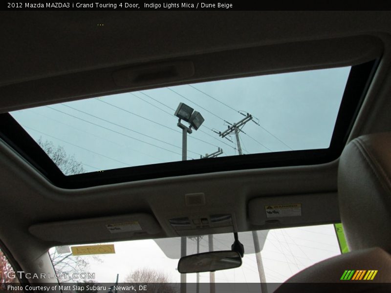 Indigo Lights Mica / Dune Beige 2012 Mazda MAZDA3 i Grand Touring 4 Door