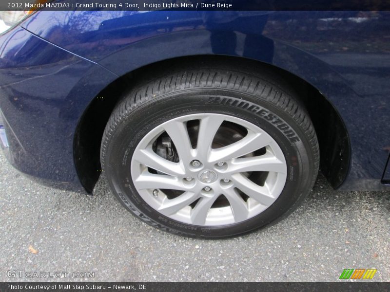 Indigo Lights Mica / Dune Beige 2012 Mazda MAZDA3 i Grand Touring 4 Door