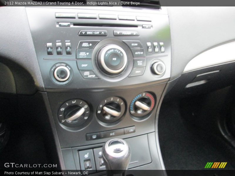 Indigo Lights Mica / Dune Beige 2012 Mazda MAZDA3 i Grand Touring 4 Door