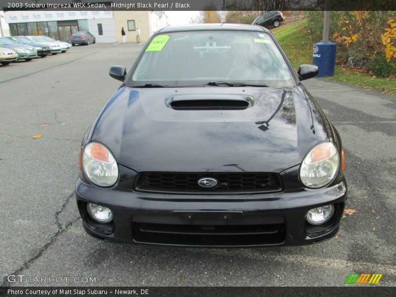 Midnight Black Pearl / Black 2003 Subaru Impreza WRX Sedan