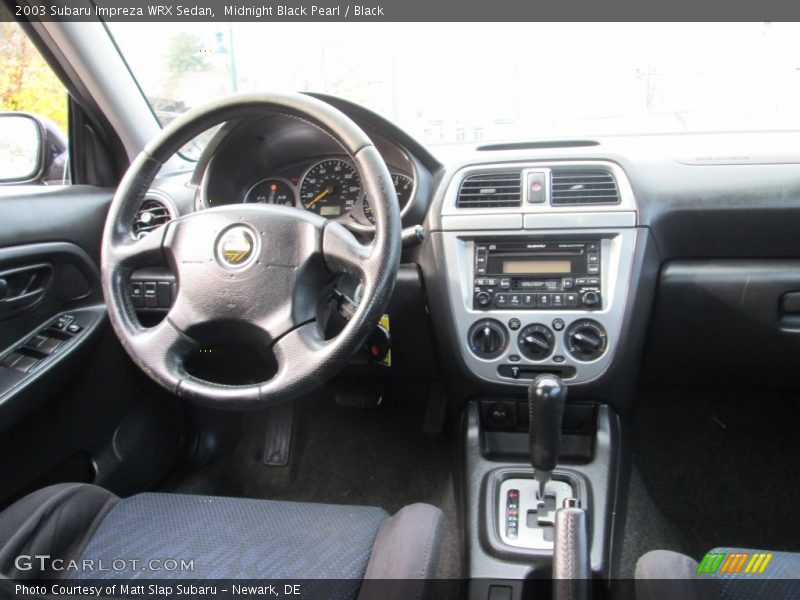 Midnight Black Pearl / Black 2003 Subaru Impreza WRX Sedan