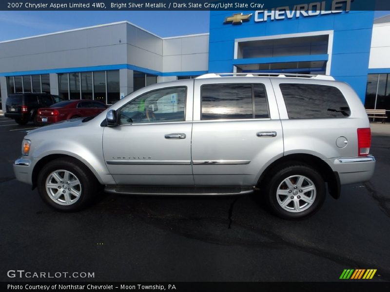 Bright Silver Metallic / Dark Slate Gray/Light Slate Gray 2007 Chrysler Aspen Limited 4WD