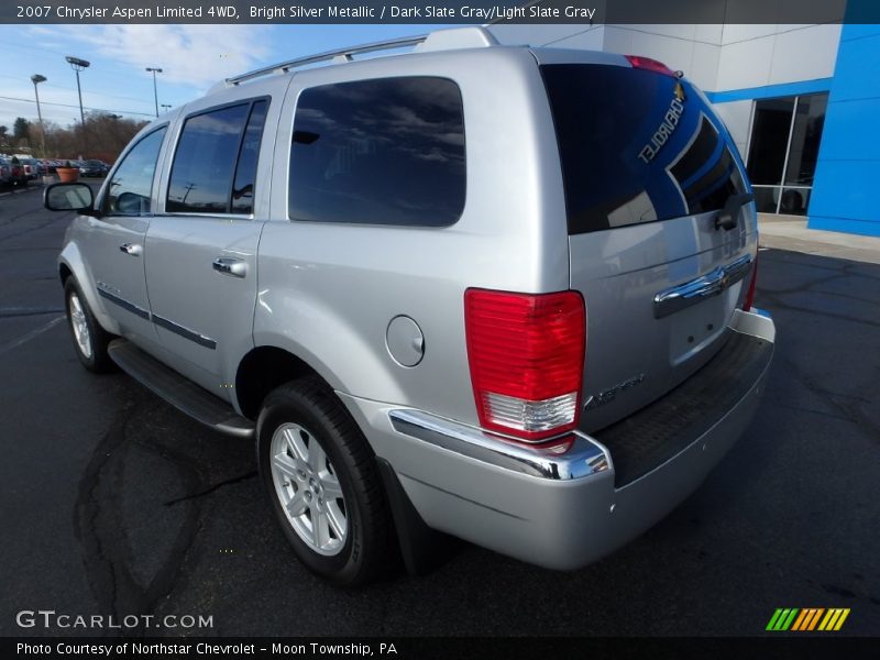 Bright Silver Metallic / Dark Slate Gray/Light Slate Gray 2007 Chrysler Aspen Limited 4WD