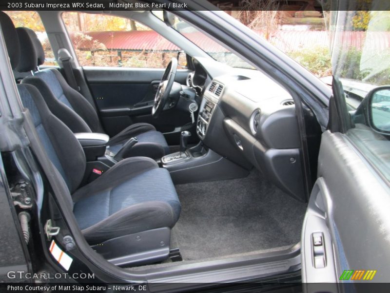 Midnight Black Pearl / Black 2003 Subaru Impreza WRX Sedan