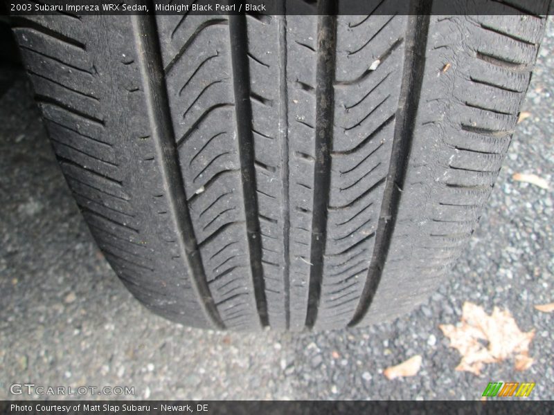 Midnight Black Pearl / Black 2003 Subaru Impreza WRX Sedan