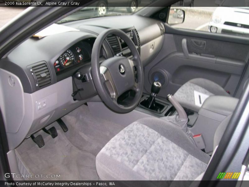 Alpine Gray / Gray 2006 Kia Sorento LX