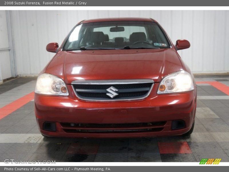 Fusion Red Metallic / Grey 2008 Suzuki Forenza