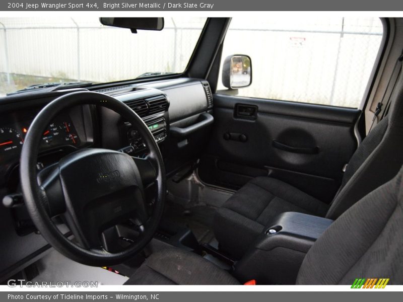Bright Silver Metallic / Dark Slate Gray 2004 Jeep Wrangler Sport 4x4