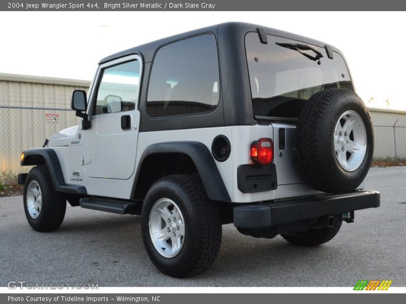 Bright Silver Metallic / Dark Slate Gray 2004 Jeep Wrangler Sport 4x4