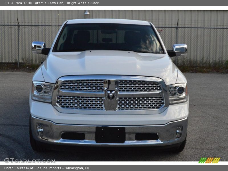 Bright White / Black 2014 Ram 1500 Laramie Crew Cab