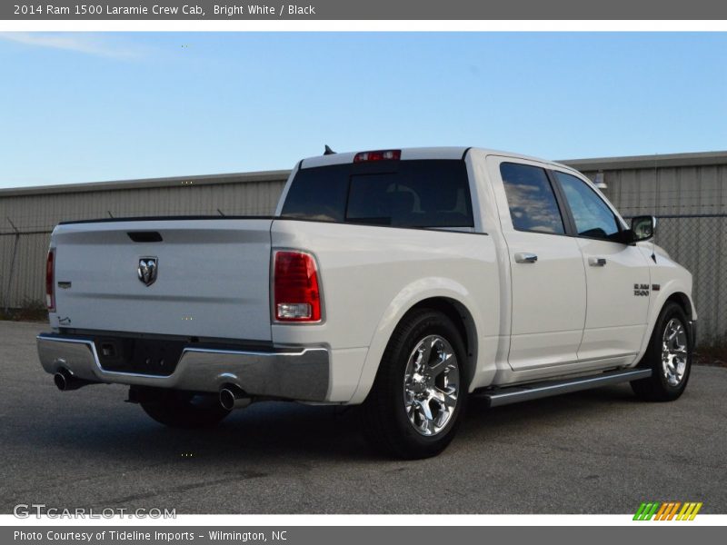 Bright White / Black 2014 Ram 1500 Laramie Crew Cab