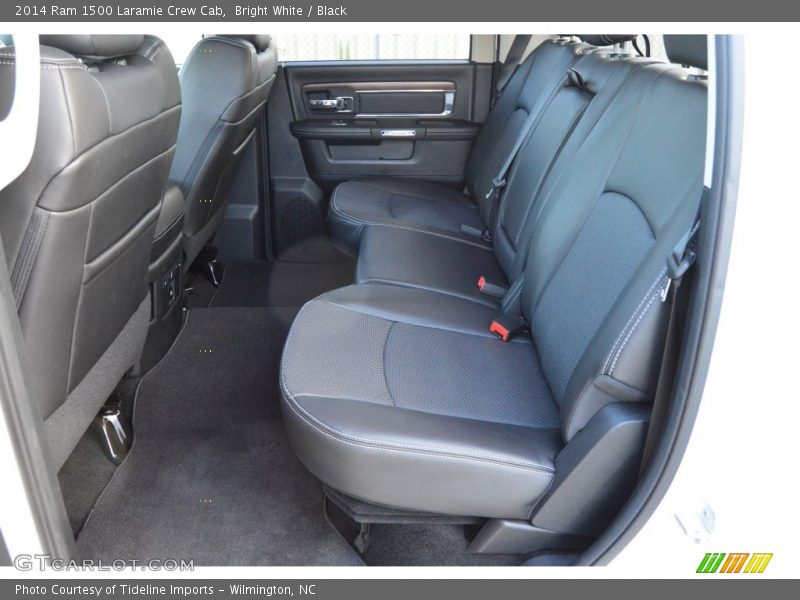 Bright White / Black 2014 Ram 1500 Laramie Crew Cab