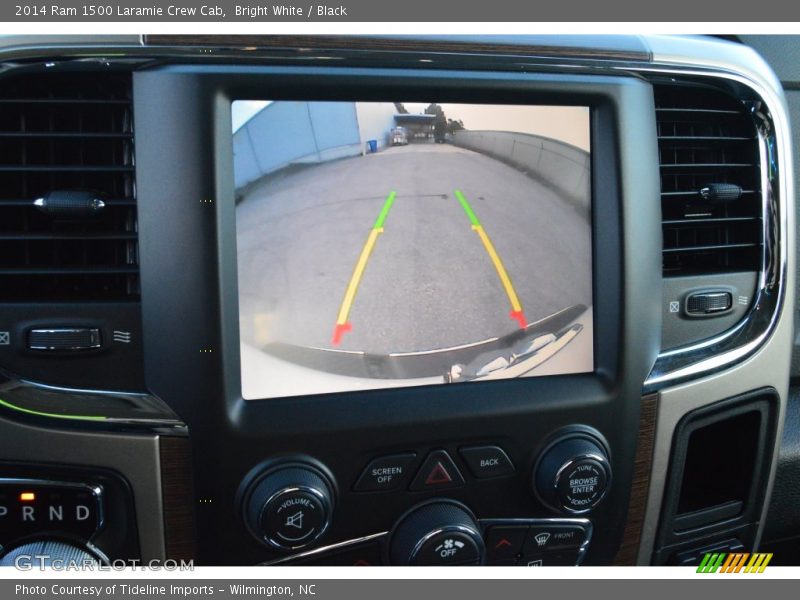 Bright White / Black 2014 Ram 1500 Laramie Crew Cab