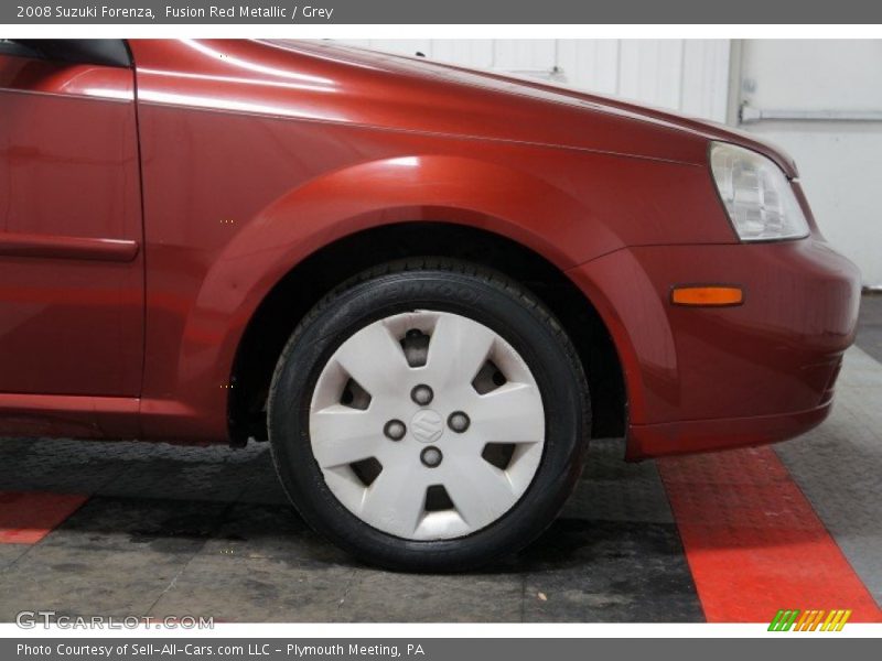 Fusion Red Metallic / Grey 2008 Suzuki Forenza