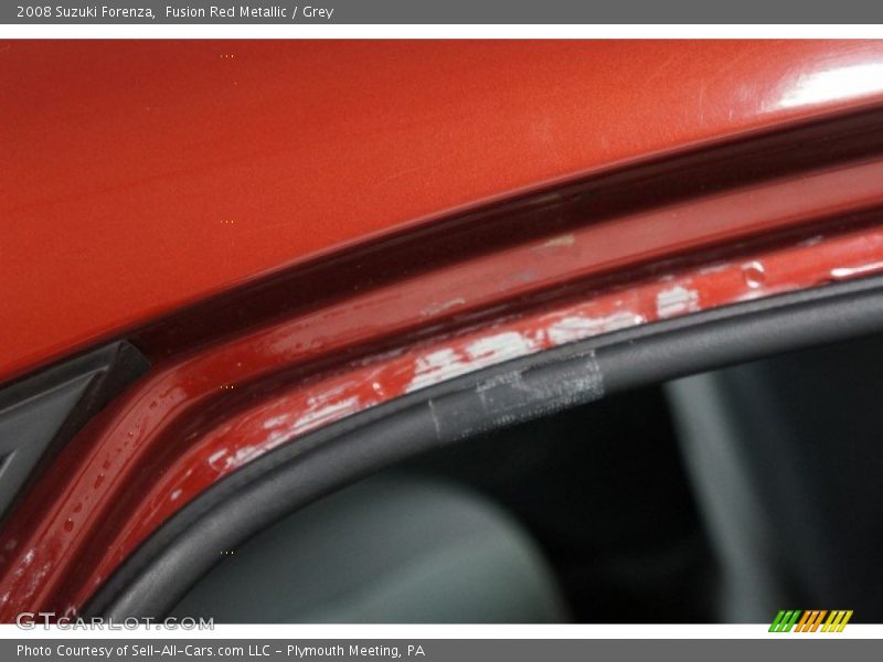 Fusion Red Metallic / Grey 2008 Suzuki Forenza
