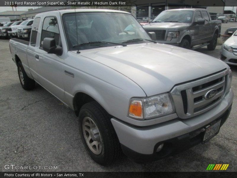 Silver Metallic / Medium Dark Flint 2011 Ford Ranger Sport SuperCab