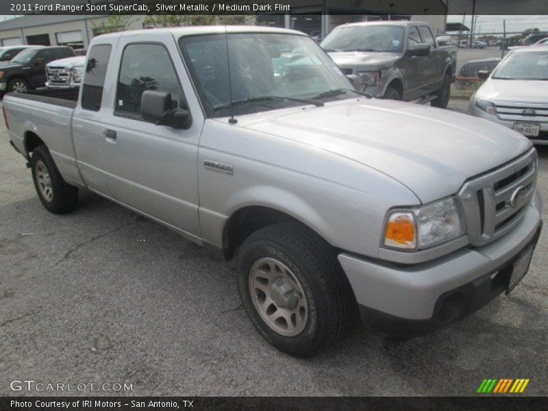 Silver Metallic / Medium Dark Flint 2011 Ford Ranger Sport SuperCab