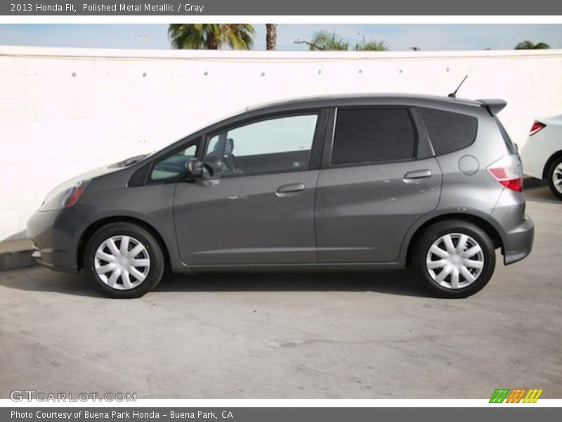 Polished Metal Metallic / Gray 2013 Honda Fit