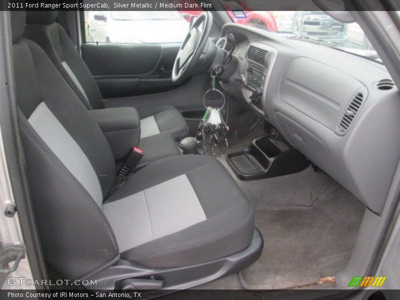 Silver Metallic / Medium Dark Flint 2011 Ford Ranger Sport SuperCab