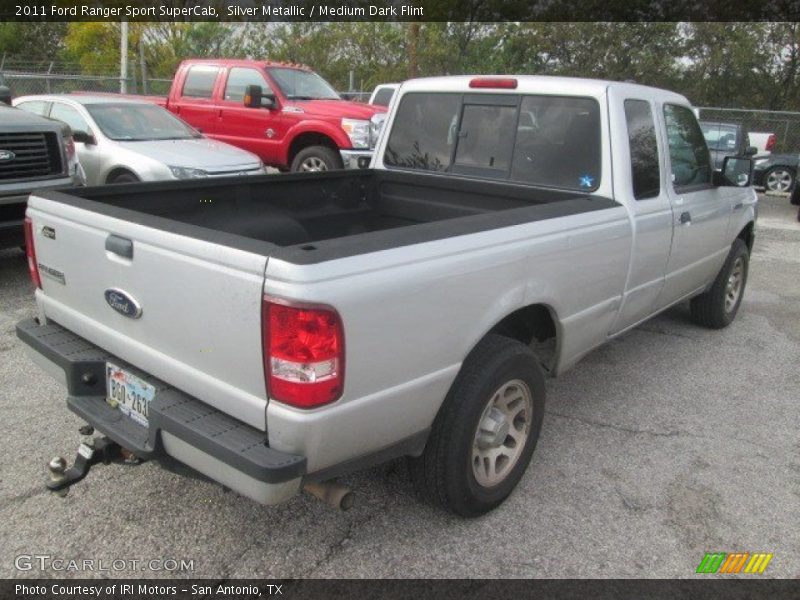 Silver Metallic / Medium Dark Flint 2011 Ford Ranger Sport SuperCab