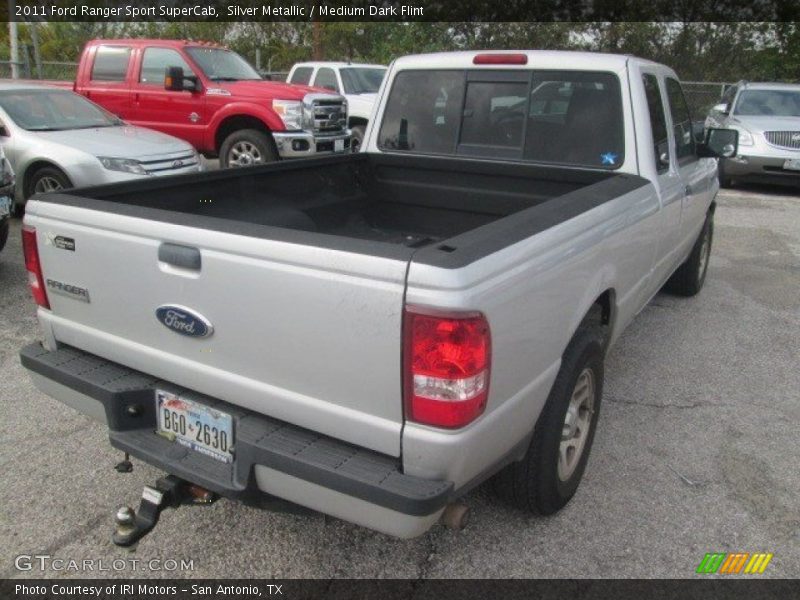 Silver Metallic / Medium Dark Flint 2011 Ford Ranger Sport SuperCab