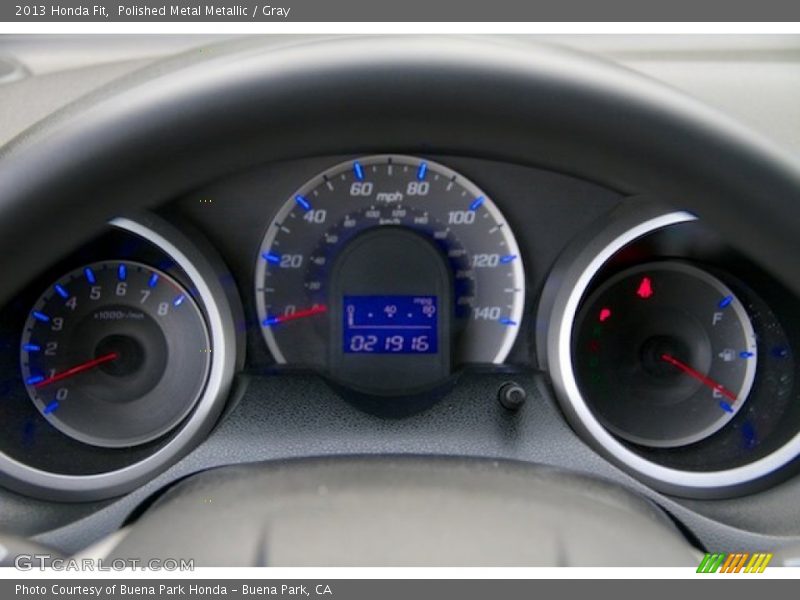 Polished Metal Metallic / Gray 2013 Honda Fit