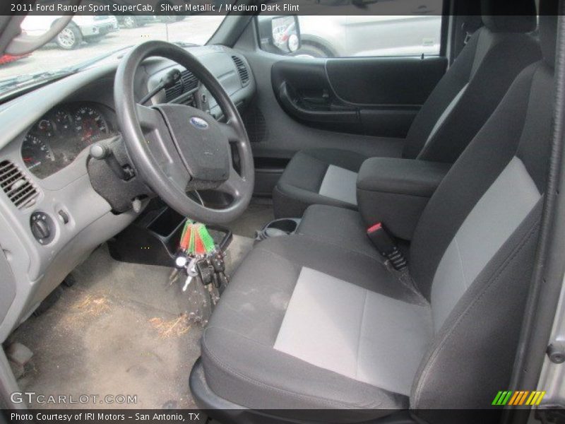 Silver Metallic / Medium Dark Flint 2011 Ford Ranger Sport SuperCab