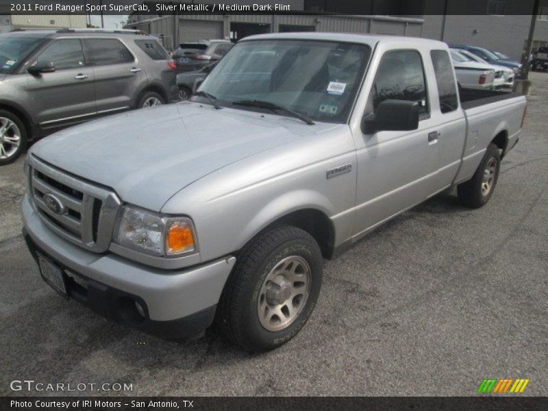 Silver Metallic / Medium Dark Flint 2011 Ford Ranger Sport SuperCab