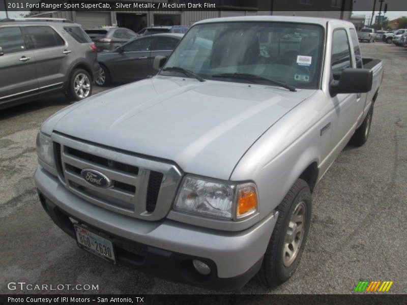 Silver Metallic / Medium Dark Flint 2011 Ford Ranger Sport SuperCab