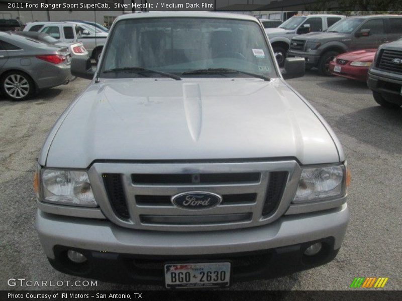 Silver Metallic / Medium Dark Flint 2011 Ford Ranger Sport SuperCab